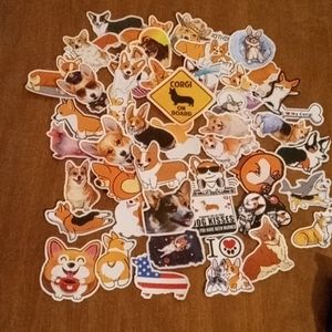 15pc Corgi dog stickers
